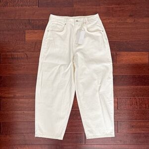 Ética White High-Waisted Jeans​